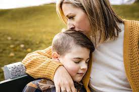 mother and son - helping boys talk about their feelings